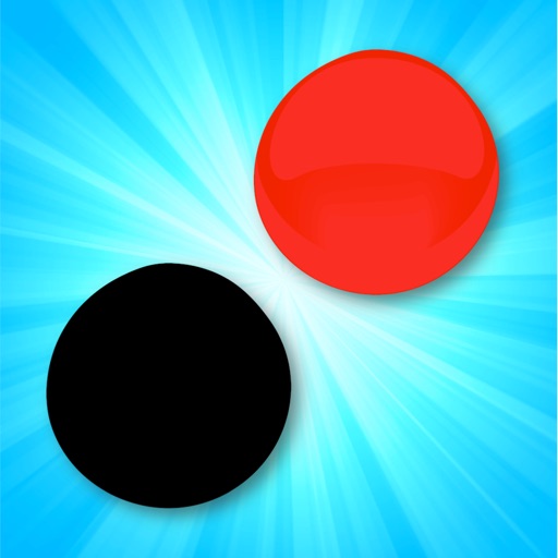 War of circles: Red vs. Black icon