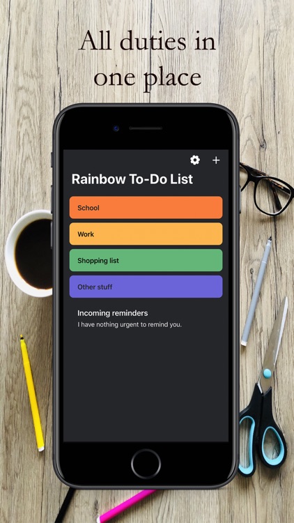 Rainbow TO-DO List & Reminders