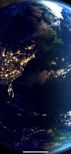 Captura de Pantalla 4 3D Earth ° previsión tiempo iphone