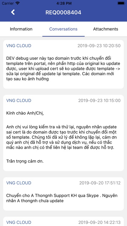 VNG Cloud - Support screenshot-3
