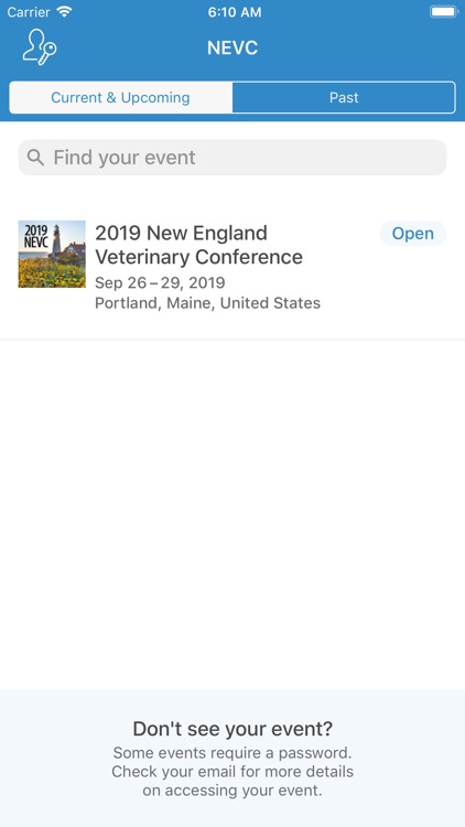 New England Vet Conference App