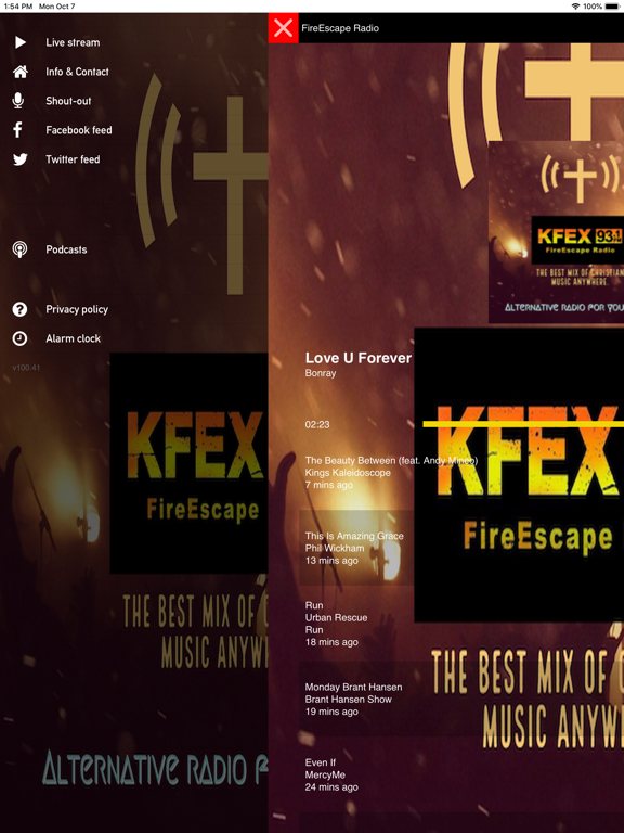 KFEX FireEscape Radio 93.1 screenshot 2
