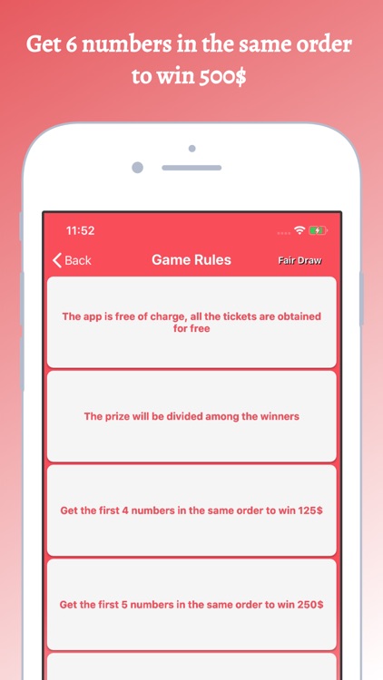 Daily Raffle App screenshot-5