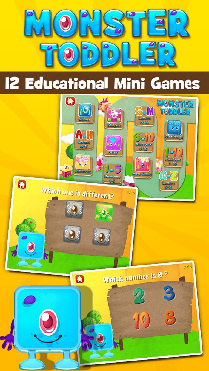 Monster Toddler Fun Games