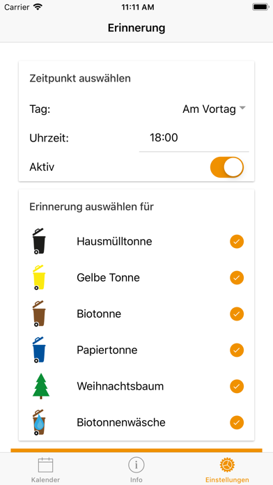 Abfall-App Erfurt screenshot 3