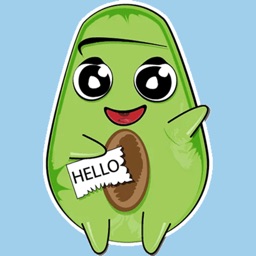 Avocado kid emoji for iMessage