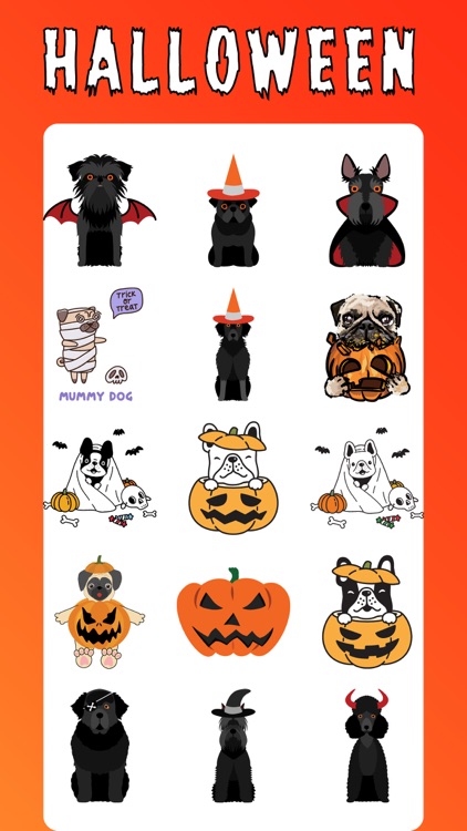 Halloween Puppy Dog Sticker IM