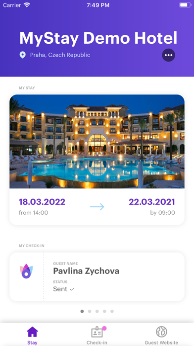 MyStay Digital Hotel Check-in screenshot 2