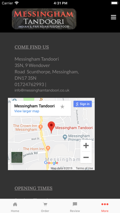 Messingham Tandoori screenshot 3