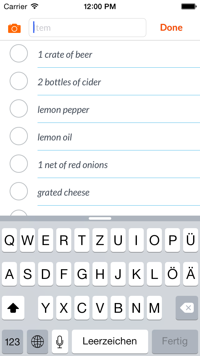 Shopping Lists Manager