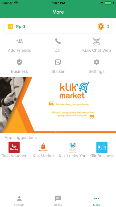 KLIK Chat screenshot 2