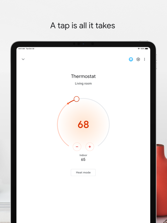 iPad Image of Google Home