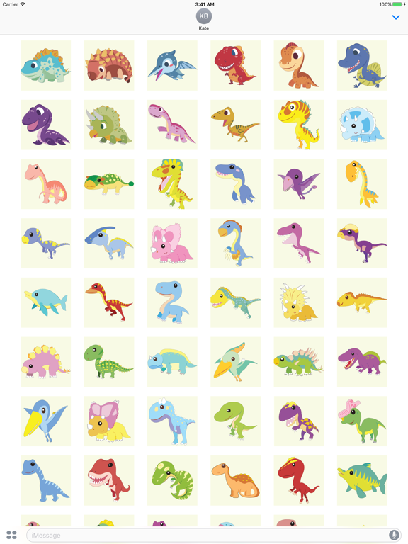 Screenshot #4 pour Sticker Me: Dino World