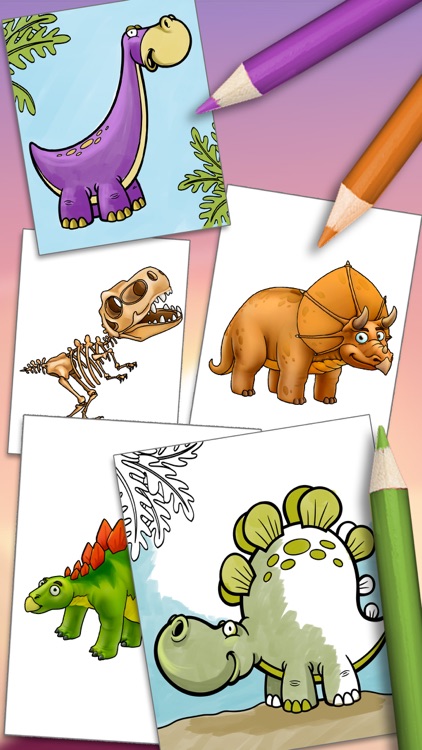 Dinosaurs Coloring Pages Game screenshot-4
