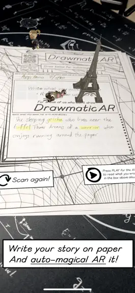 Game screenshot DrawmaticAR - Writing Magic hack