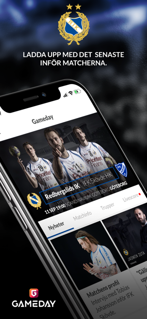 Redbergslid - Gameday(圖1)-速報App