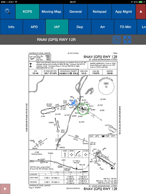 Aero App by National GeospatialIntelligence Agency