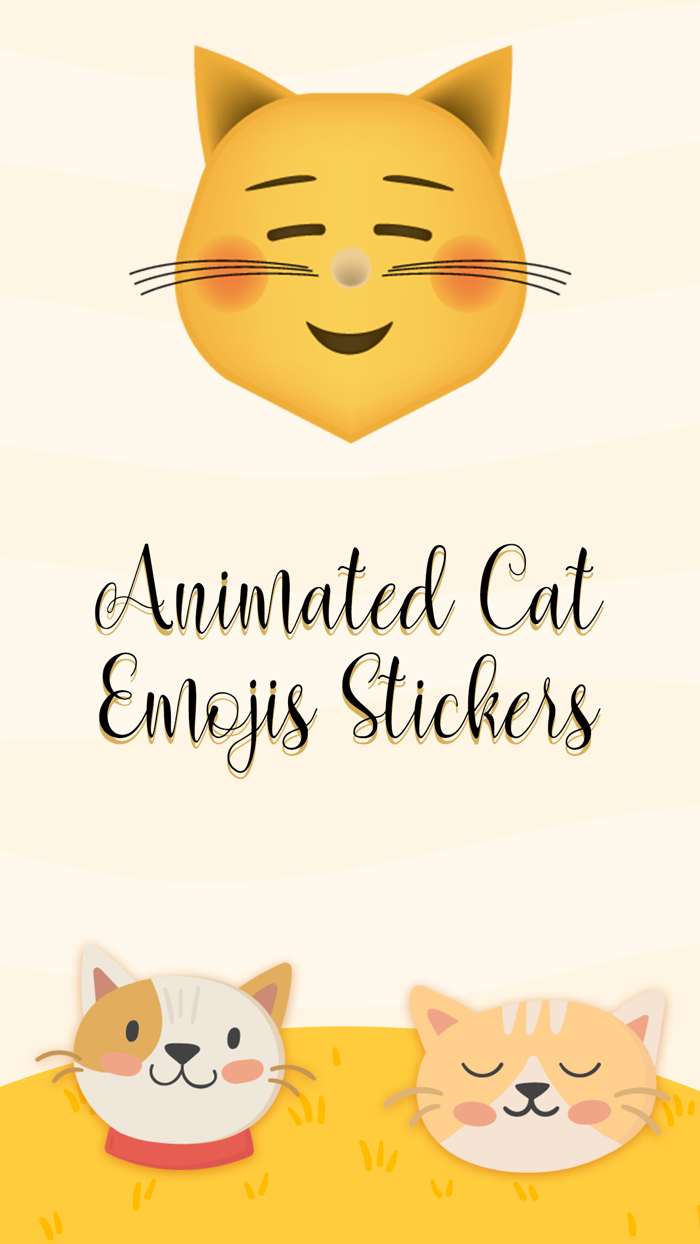 Animated Loving Cat Stickers