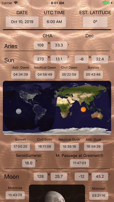 Perpetual Nautical Almanac screenshot 2