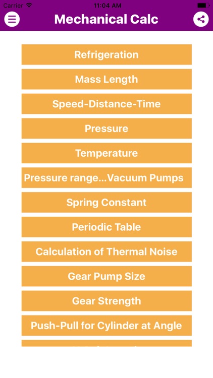 Mechanical Engineering Calc