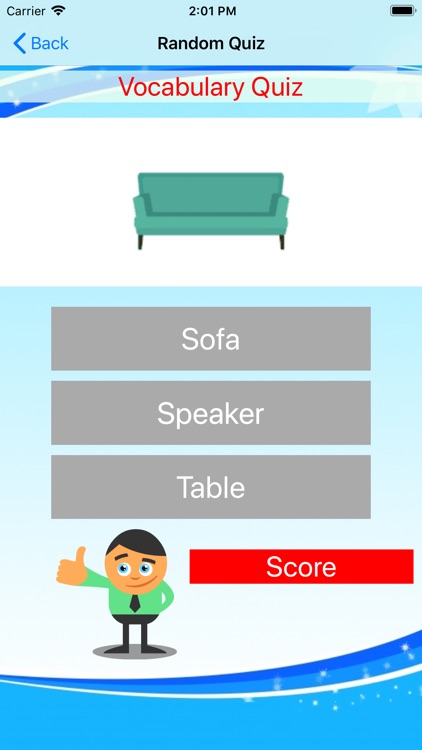 Living & Bedroom vocabulary screenshot-3