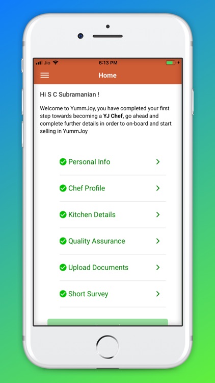 YummJoy Chef (Partner App) screenshot-6