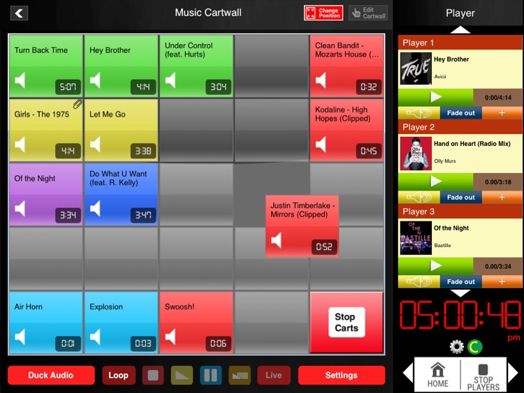 Audio Cartwall Studio for iPad screenshot-1