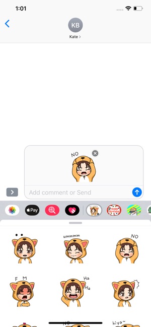 Cut Kawaii Stickers GIF