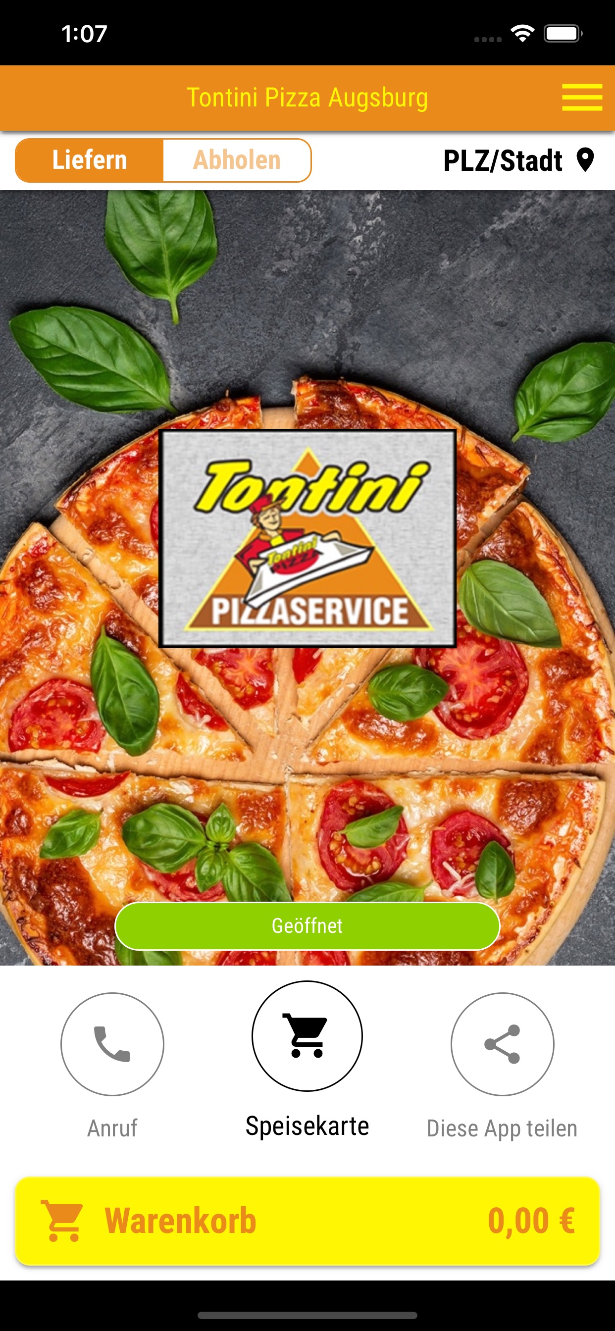 Tontini Pizza Augsburg App Store Review Aso Revenue Downloads Appfollow