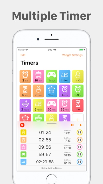 Usual Timer for Widget