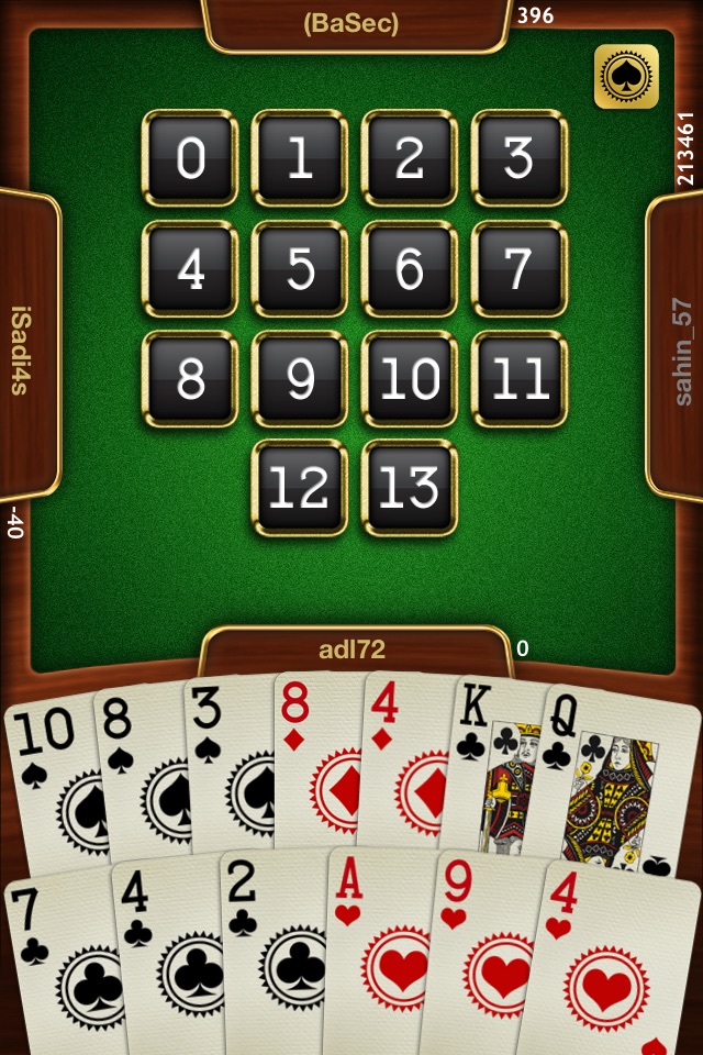 Batak - trick taking card game screenshot 4