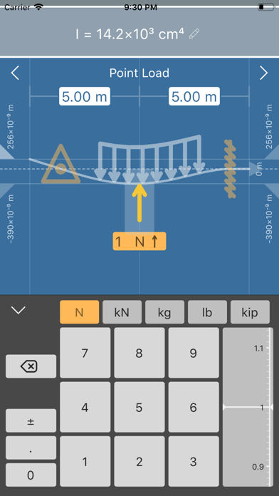 Xtruct Lite: Statics Steel and Concrete Beam Deflection Calculator for Structural, Architectural, and Civil Engineers Screenshot 4