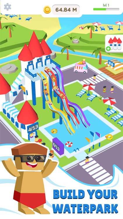 Idle Waterpark 3D Fun Aquapark screenshot-0