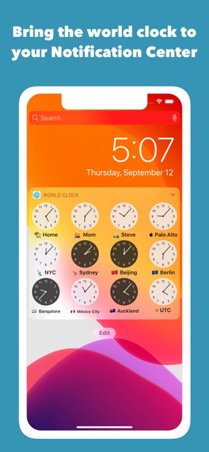 World Clock Time Widget On The App Store