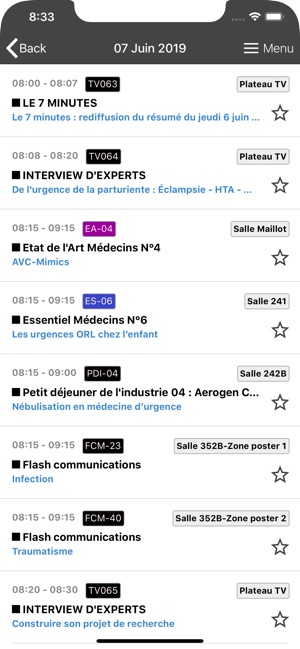 Urgences 2019 - Le Congrès(圖3)-速報App