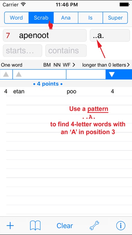 NO Words Finder PRO/Norwegian screenshot-3