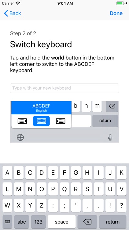ABCDEF Keyboard screenshot-3