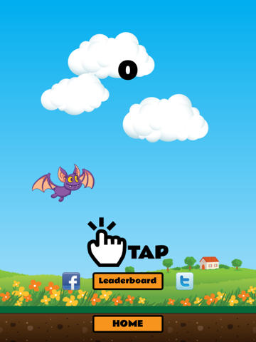 Flappy Fruit Bat Game - náhled