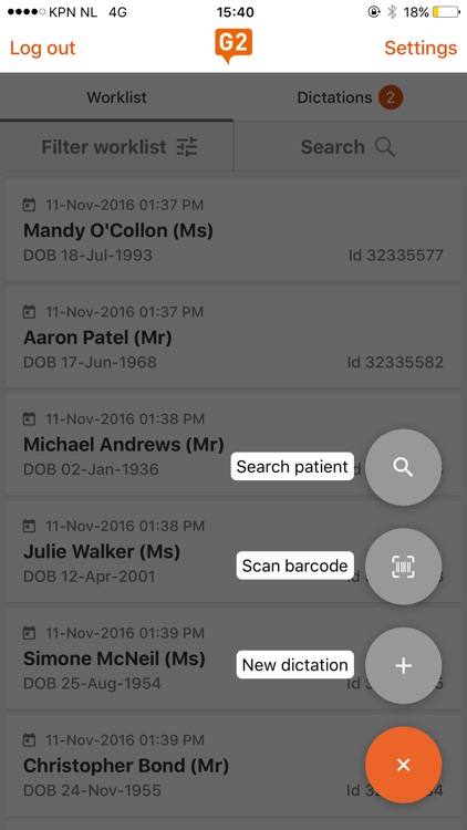G2 Mobile – Digital Dictation