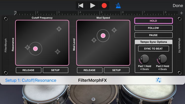 FilterMorph AUv3 Audio Plugin screenshot-3