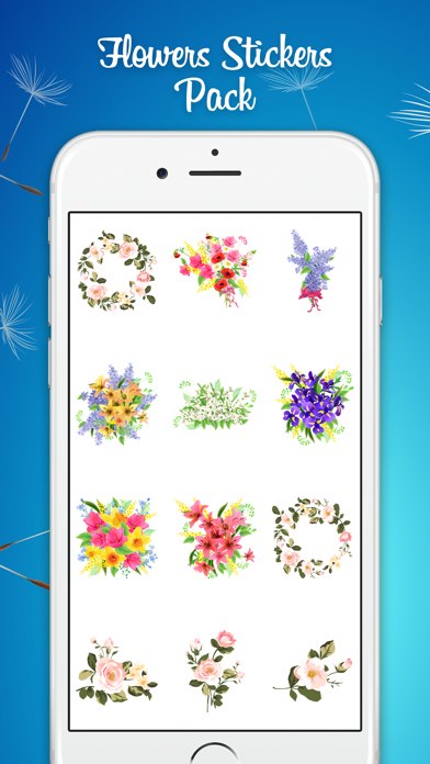 Loving Flower Stickers screenshot 2