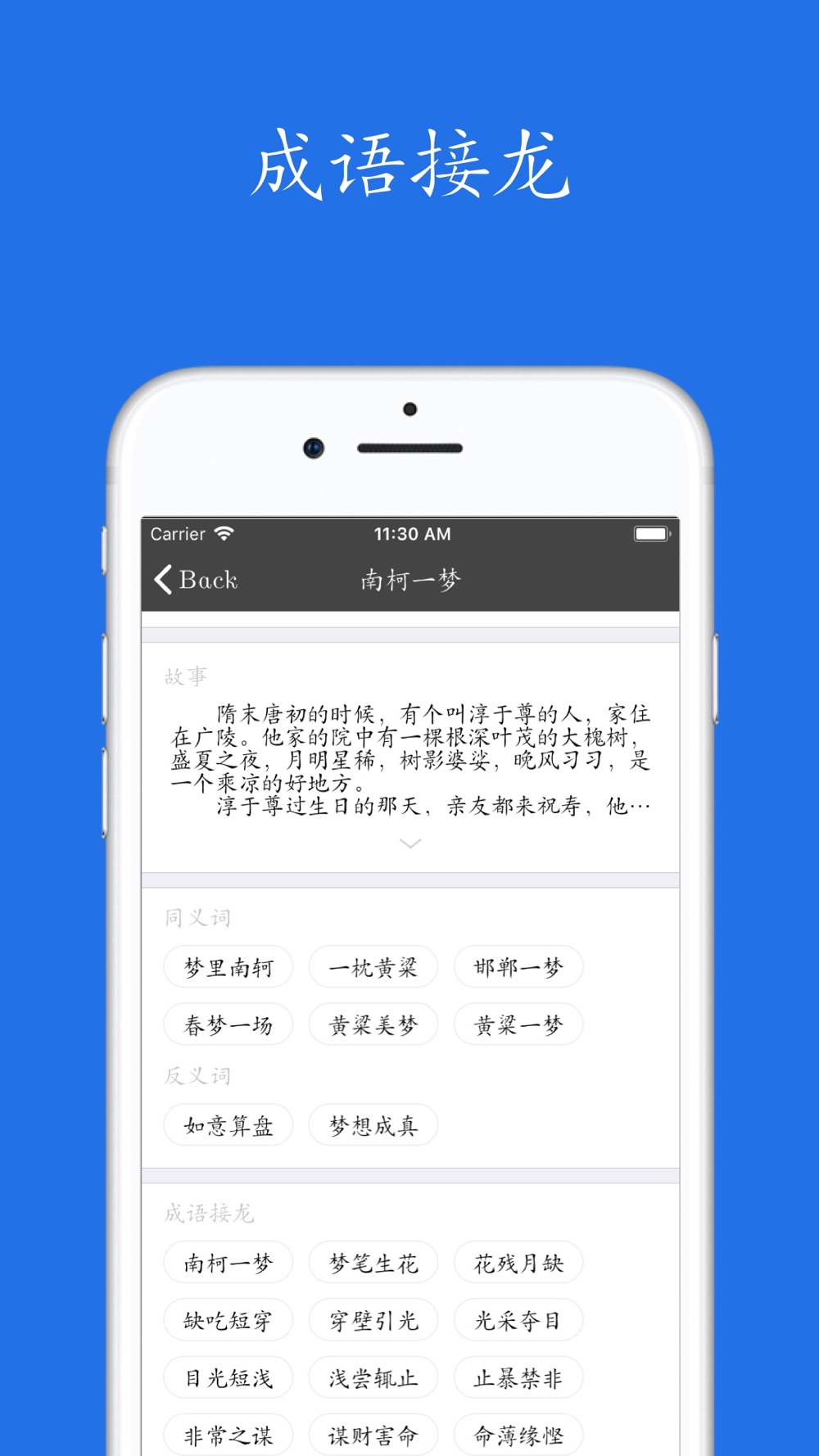 成语小册 别具一格的离线成语字典download App For Iphone Steprimo Com