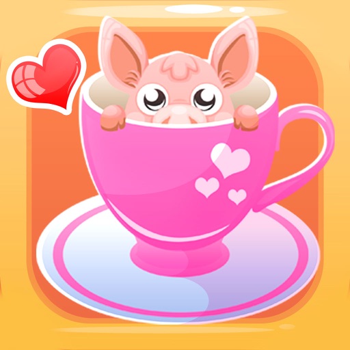 Mini-Pig Pet Emoji Stickers iOS App