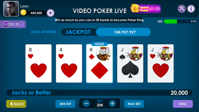 Video Poker Live screenshot 2