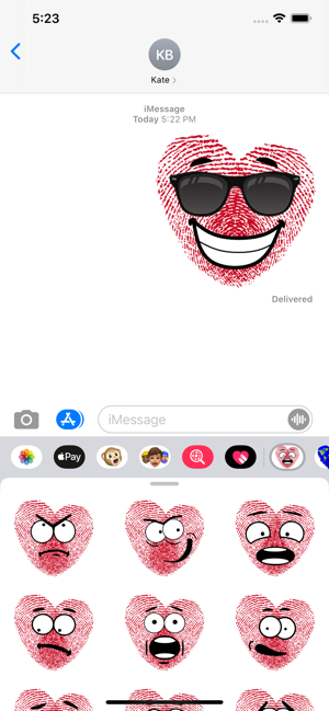 Heartprint Emoji Stickers(圖1)-速報App