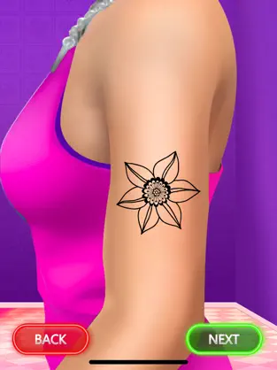 Captura de Pantalla 2 Tattoo Design Studio Game iphone