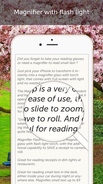 Magnifying Glass & Flash Light screenshot-0