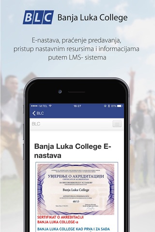 BLC Banja Luka College screenshot 4