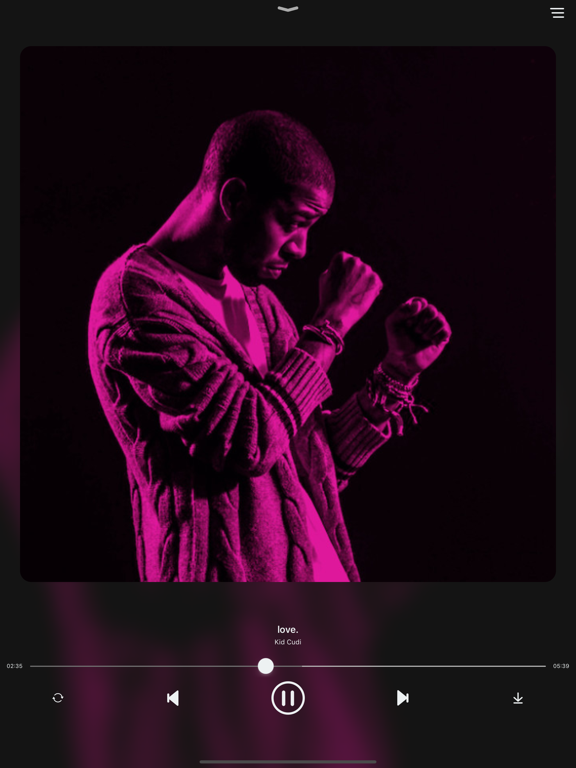 iPad Image of Musi - Simple Music Streaming.
