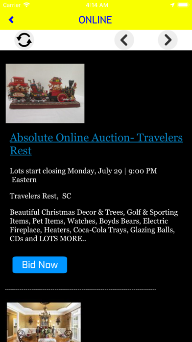 Poinsett Auctions screenshot 2